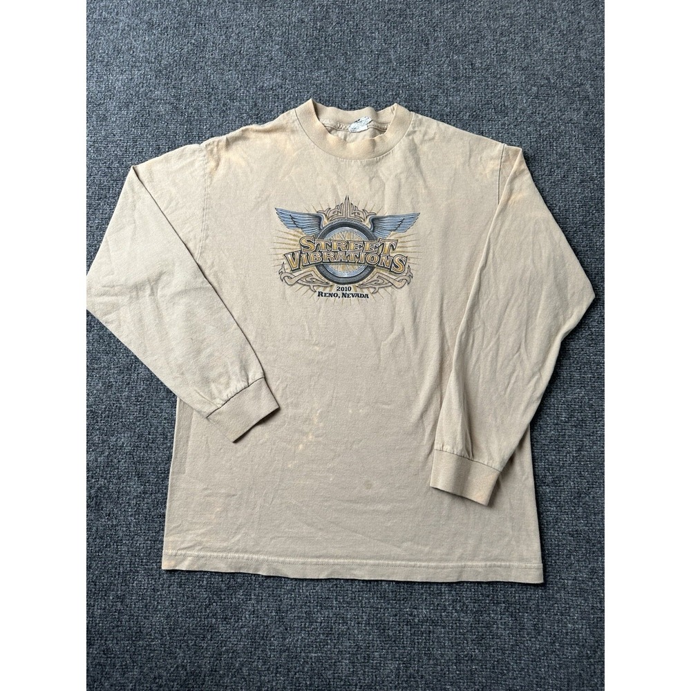 Mens 2010 Street Vibrations Reno Nevada Graphic Shirt, Size M